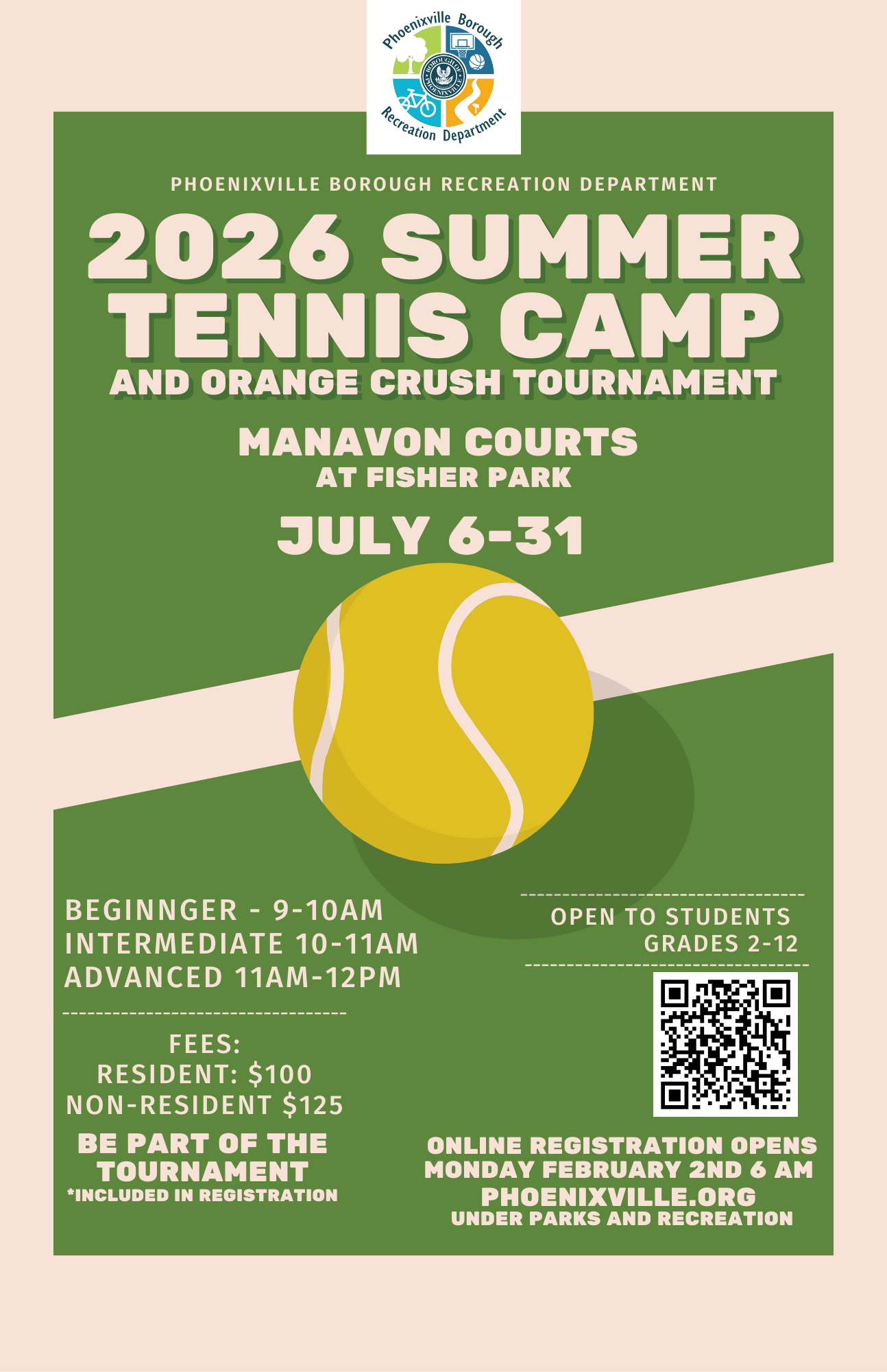 2026 Summer Tennis Camp