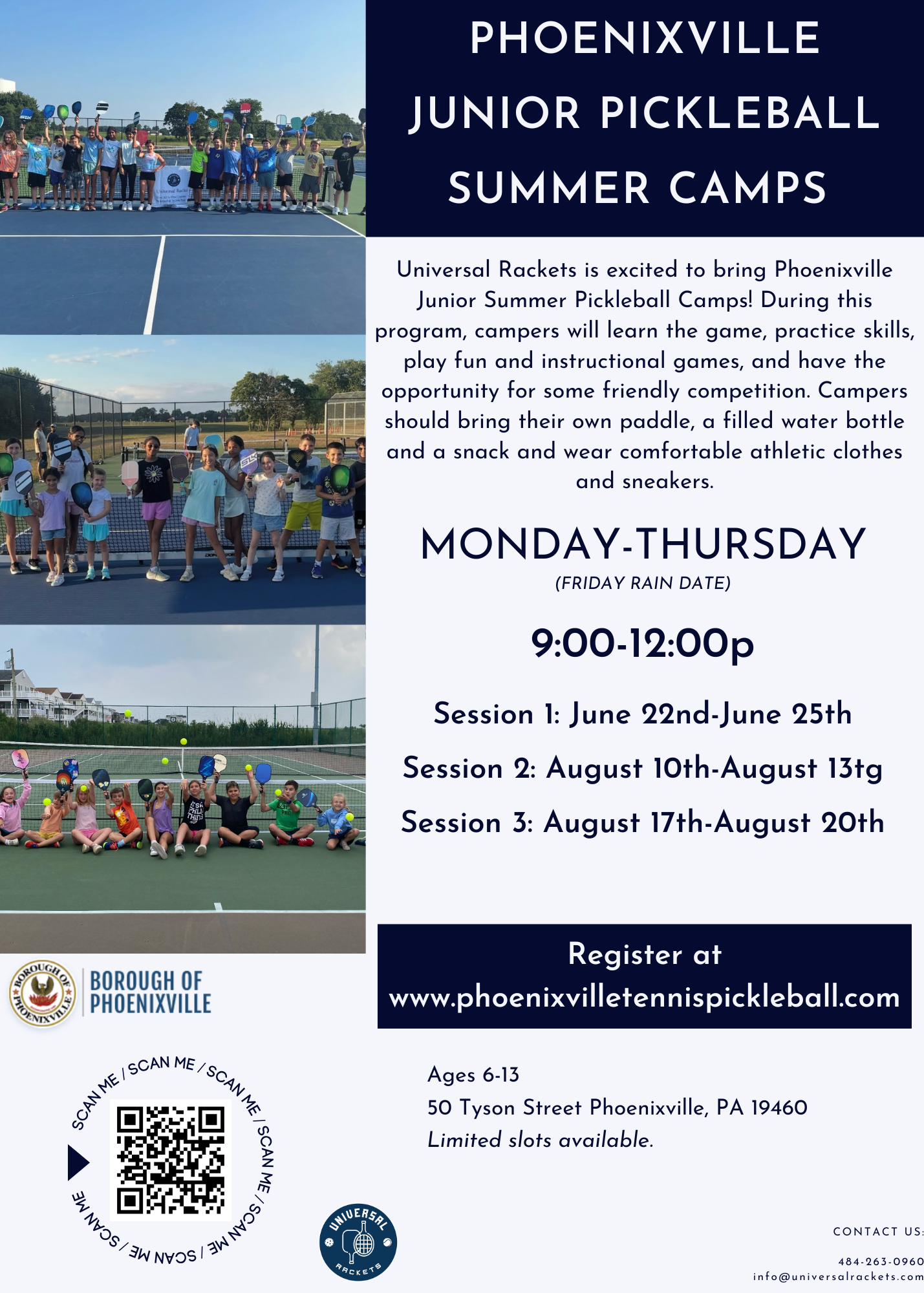 Pickleball Summer Camps 2026-2