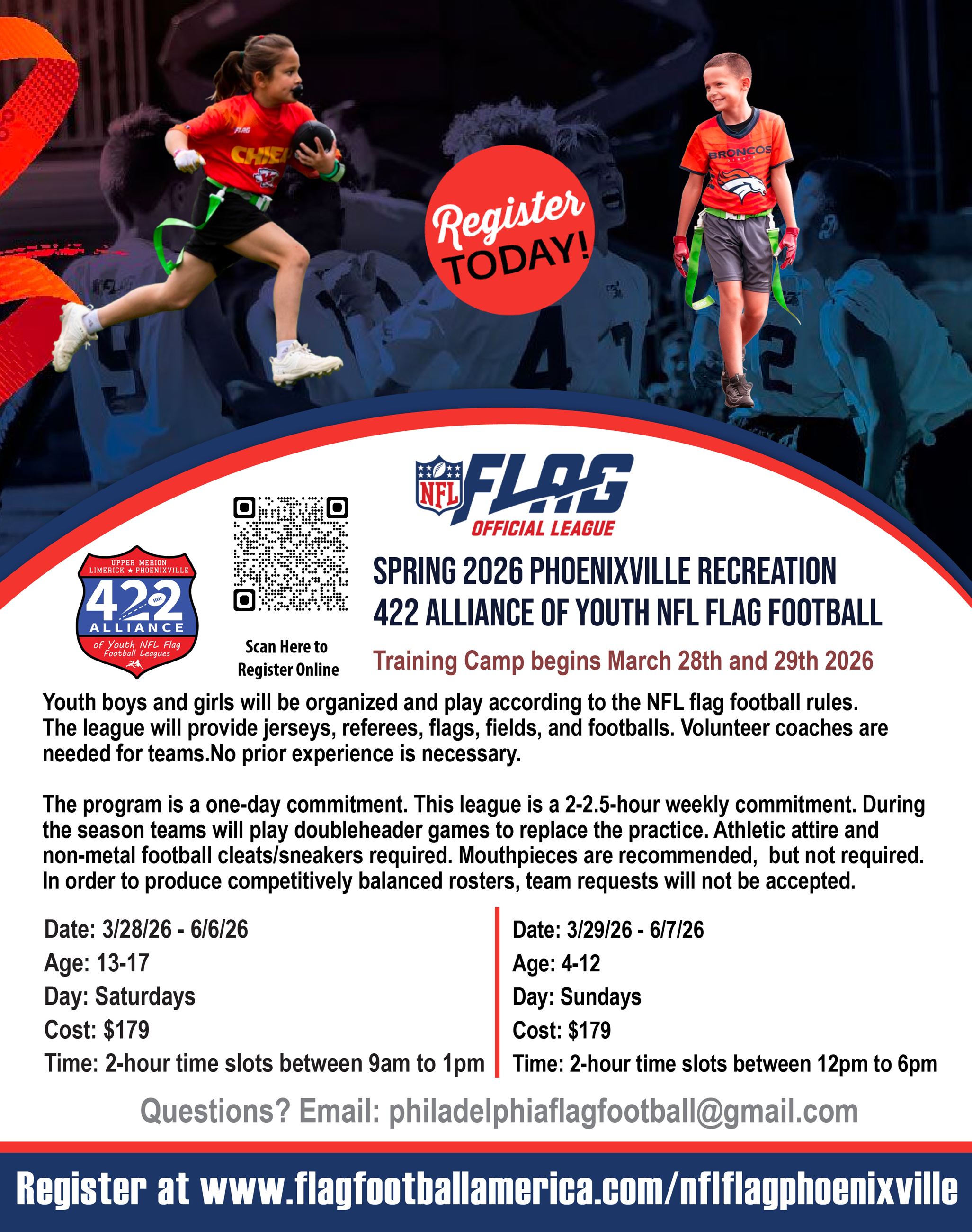 NFL Flag League Spring 2026