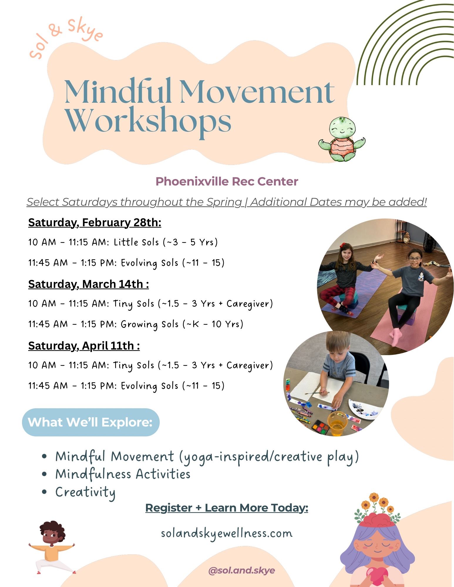 Sol  Skye Workshops Spring 2026